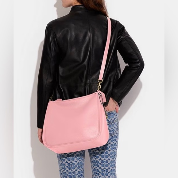 NWT Coach Cary Pebbled Leather Shoulder Bag - Picture 3 of 10